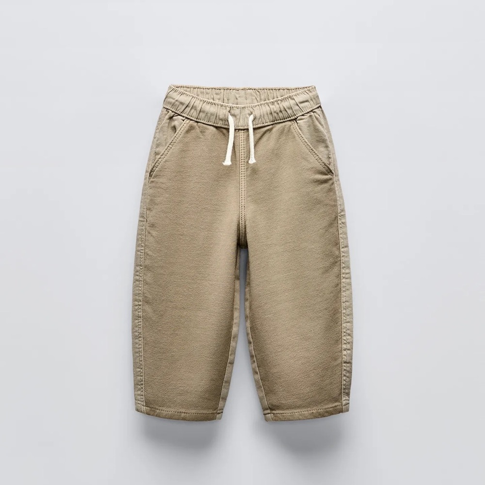 ZARA tan jeans